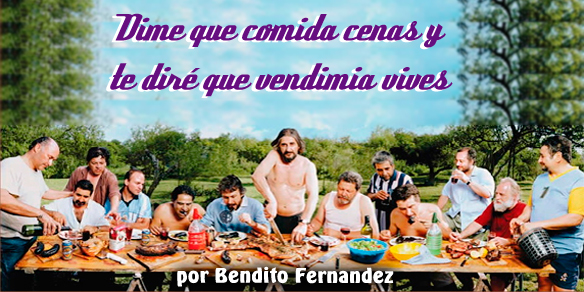 Dime que comida cenas y te diré que vendimia vives